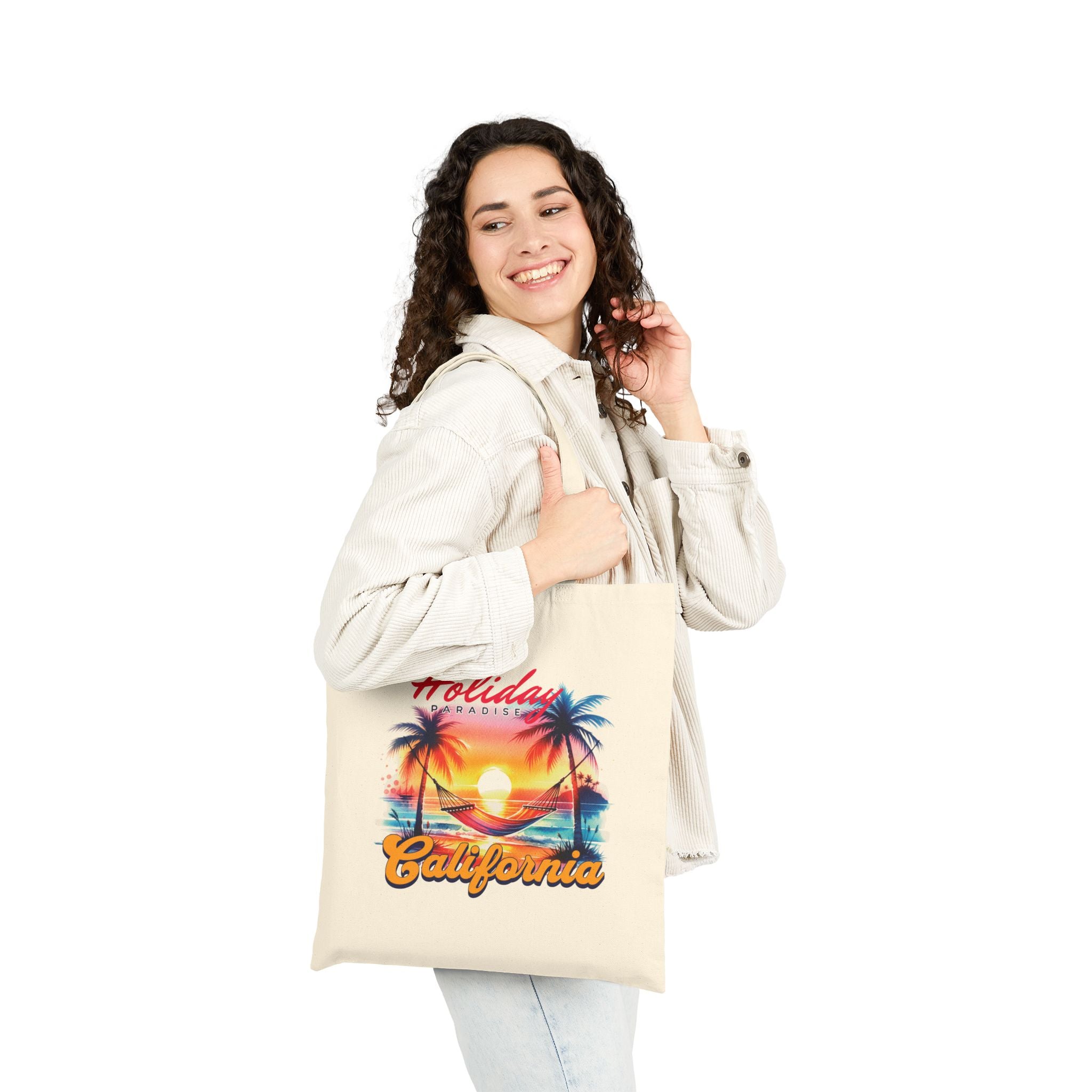 Holiday Paradise California Style Canvas Tote Bag