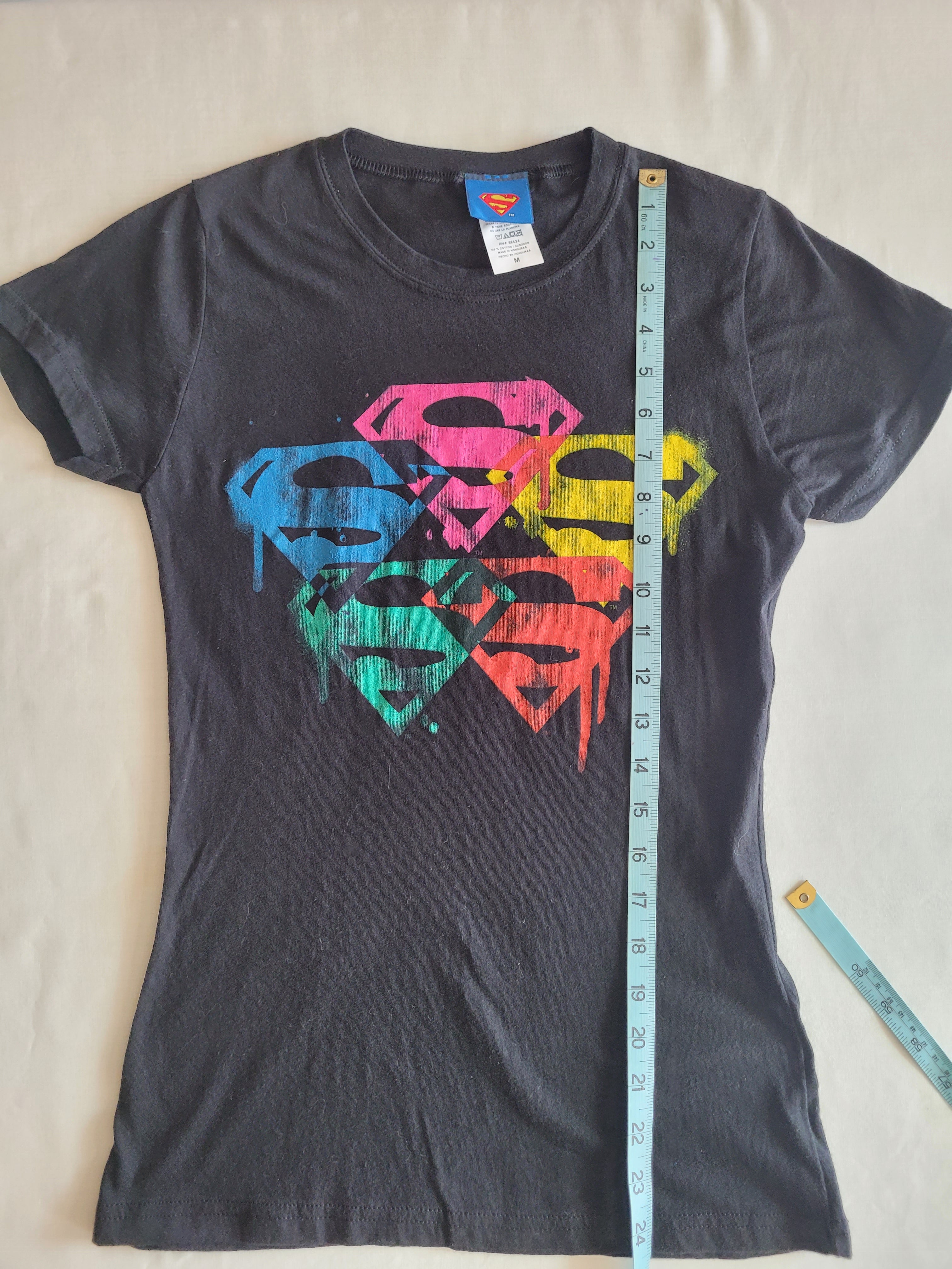 Girls Juniors Superman - Short Sleeve Tee