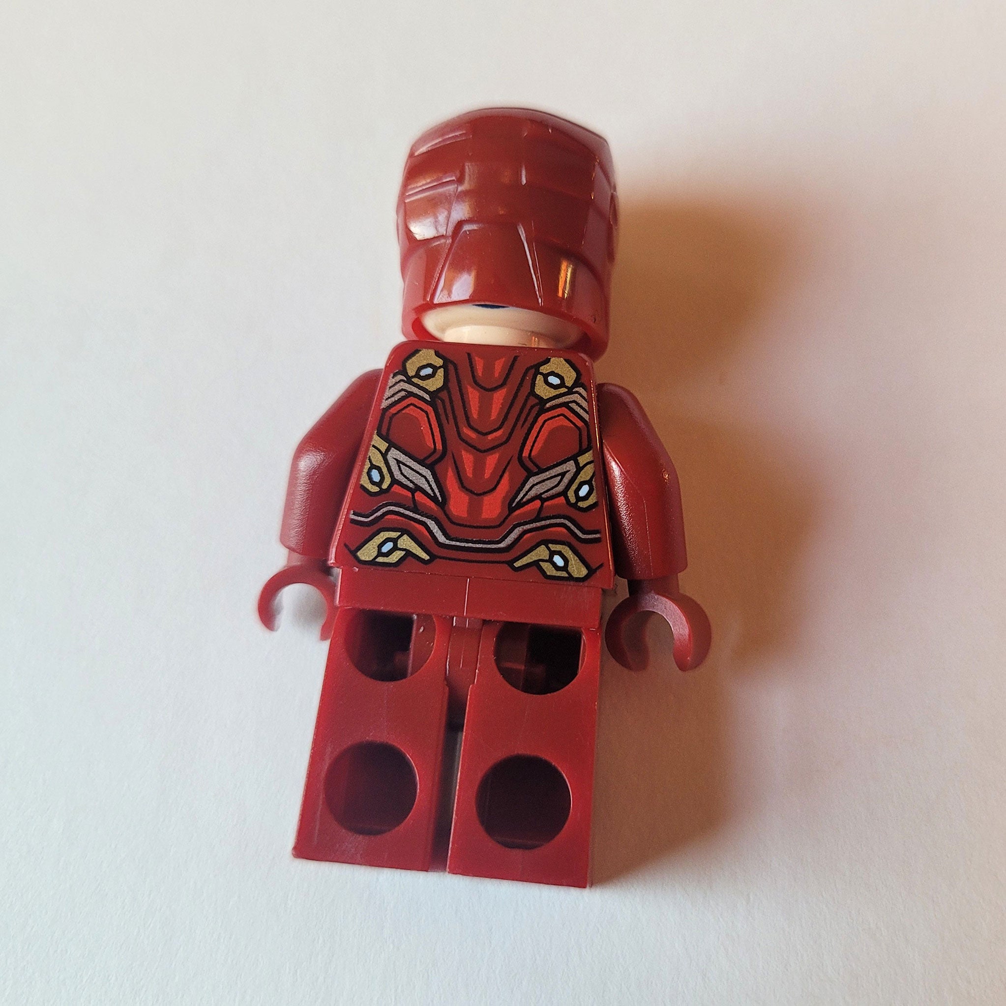 LEGO Iron Man Minifigure – Pearl Gold Armor (Retired)