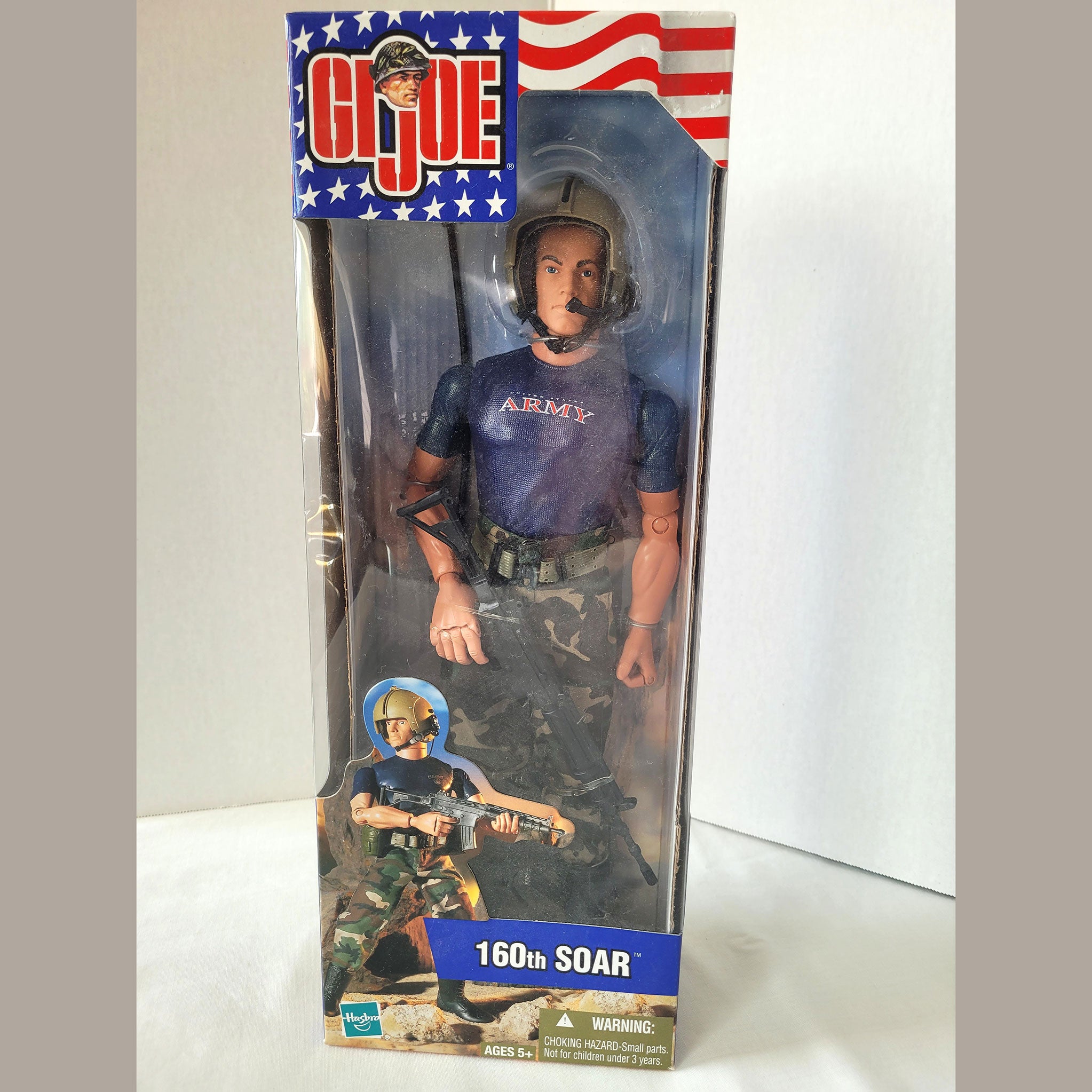 G.I. Joe 160th SOAR 12" Action Figure 2002 Hasbro Vintage Military Sealed Box