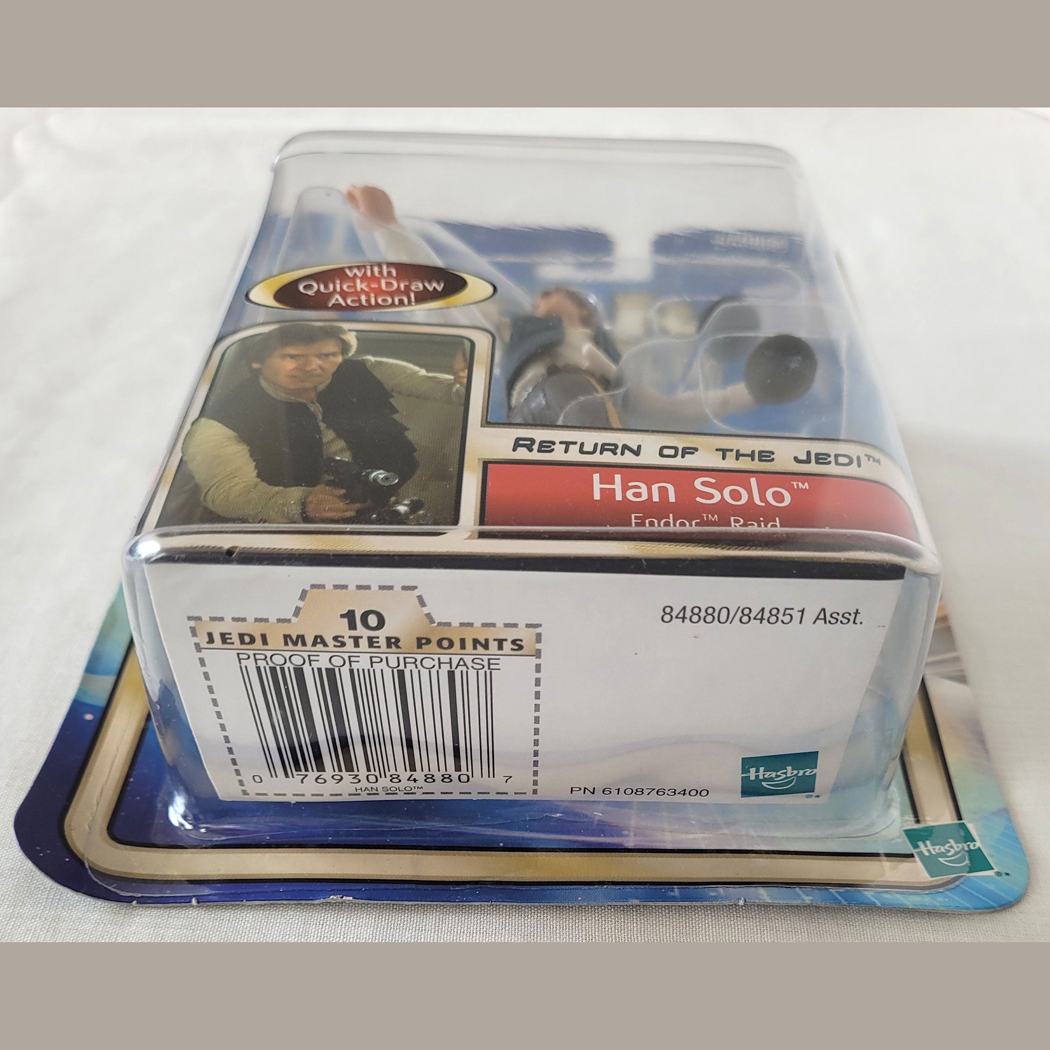 Star Wars Han Solo Endor Raid Action Figure 2002 Hasbro Saga New Sealed MOC ROTJ