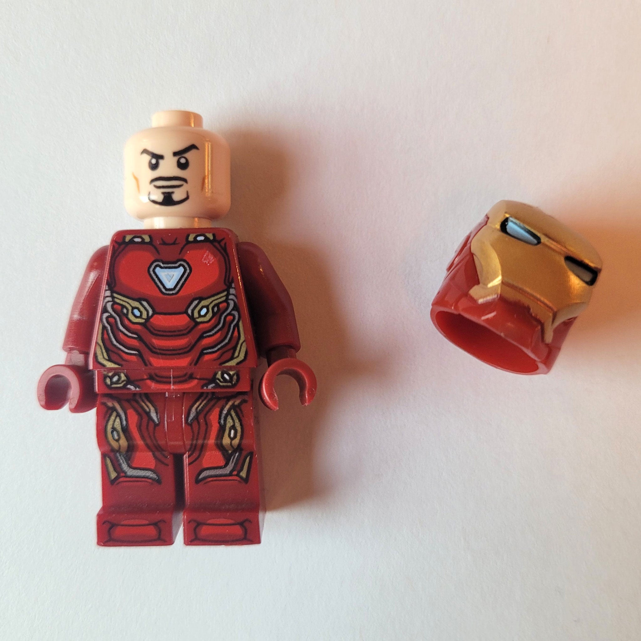 LEGO Iron Man Minifigure – Pearl Gold Armor (Retired)