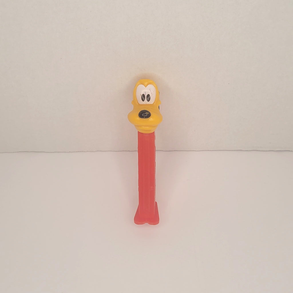 Vintage Disney Pluto PEZ Dispenser - Red Stem Classic Collectible Toy