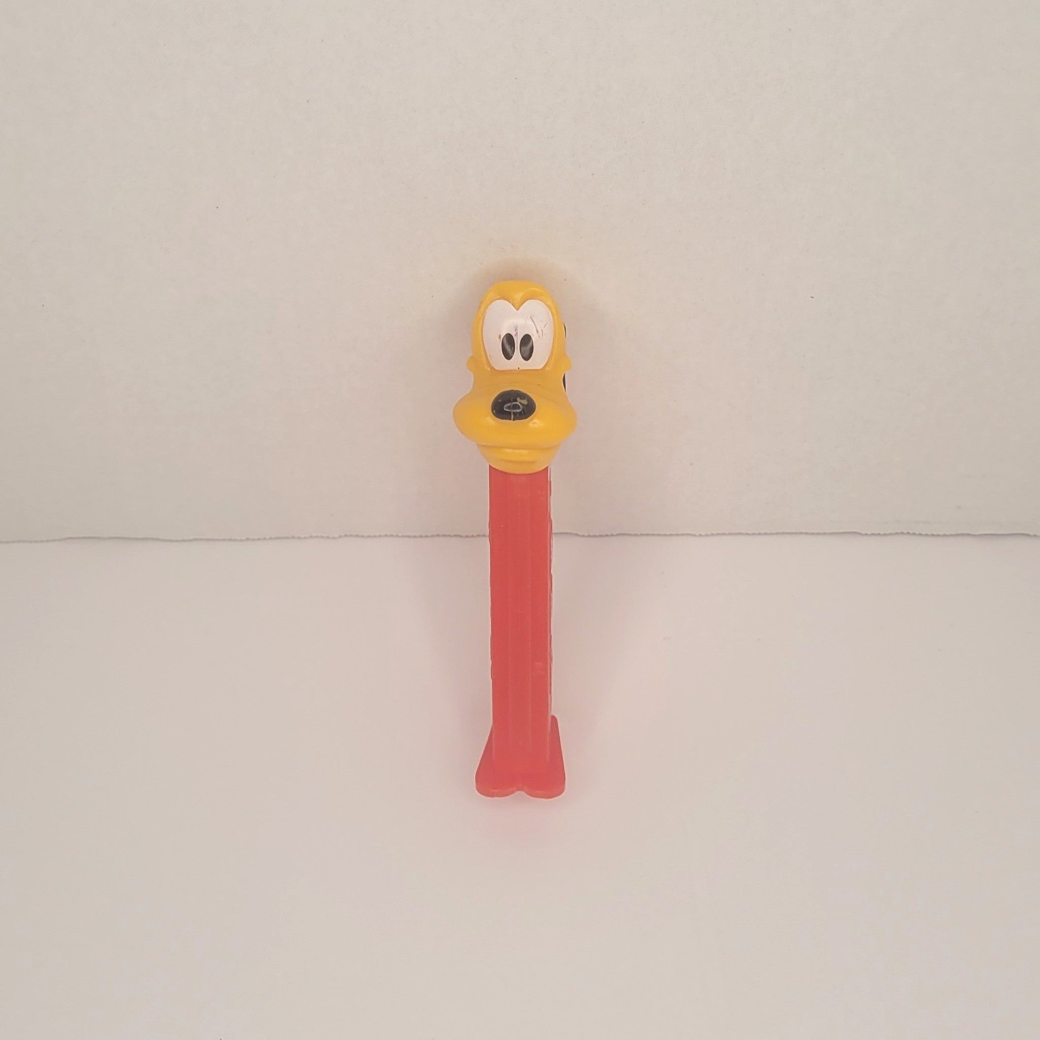 Vintage Disney Pluto PEZ Dispenser - Red Stem Classic Collectible Toy