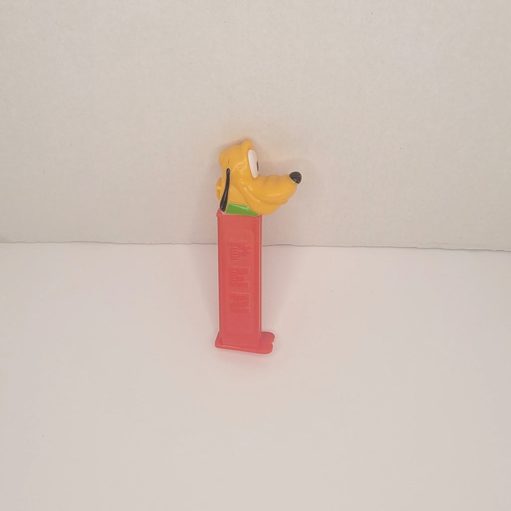 Vintage Disney Pluto PEZ Dispenser - Red Stem Classic Collectible Toy