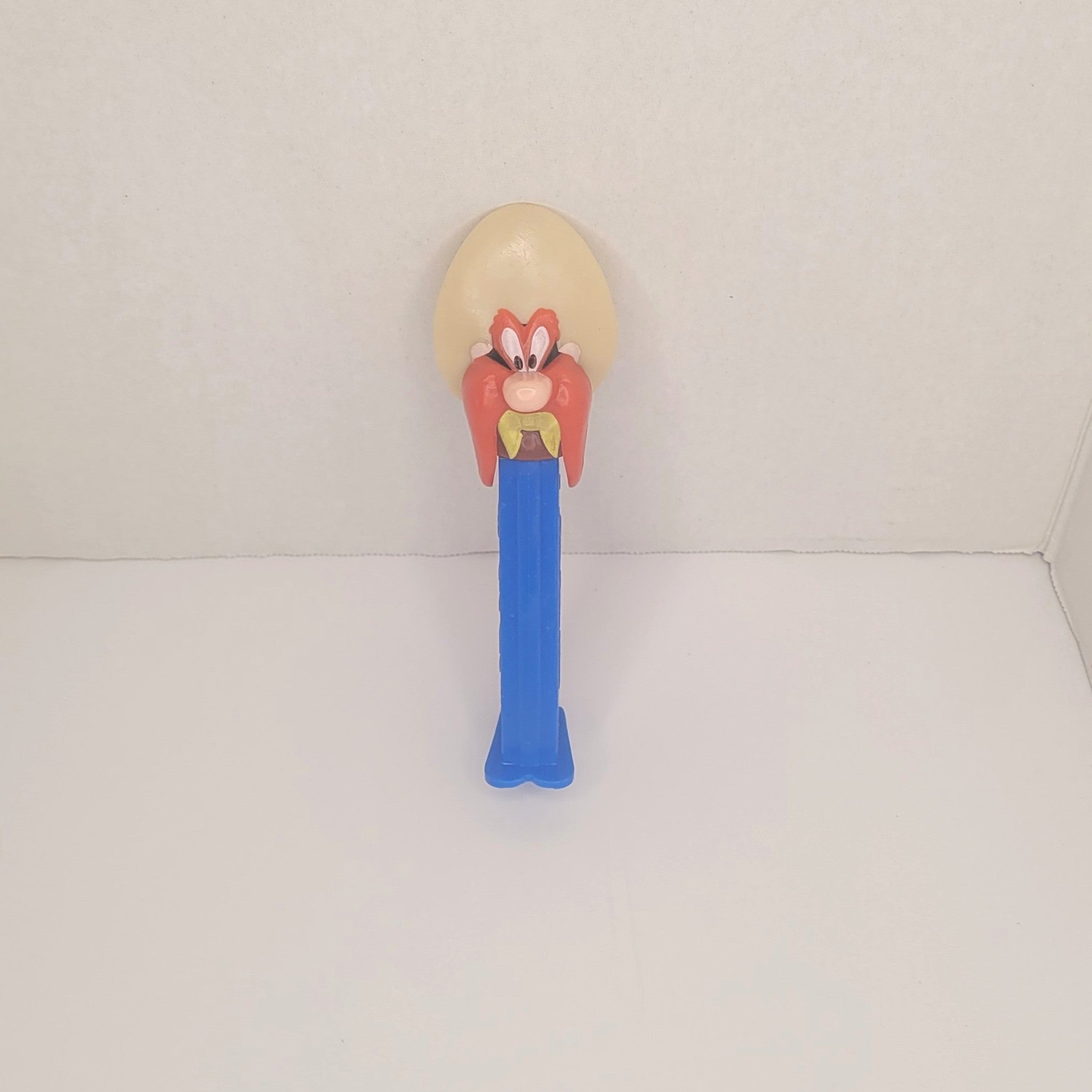 Vintage Looney Tunes Yosemite Sam PEZ Dispenser - Blue Stem Collectible Toy