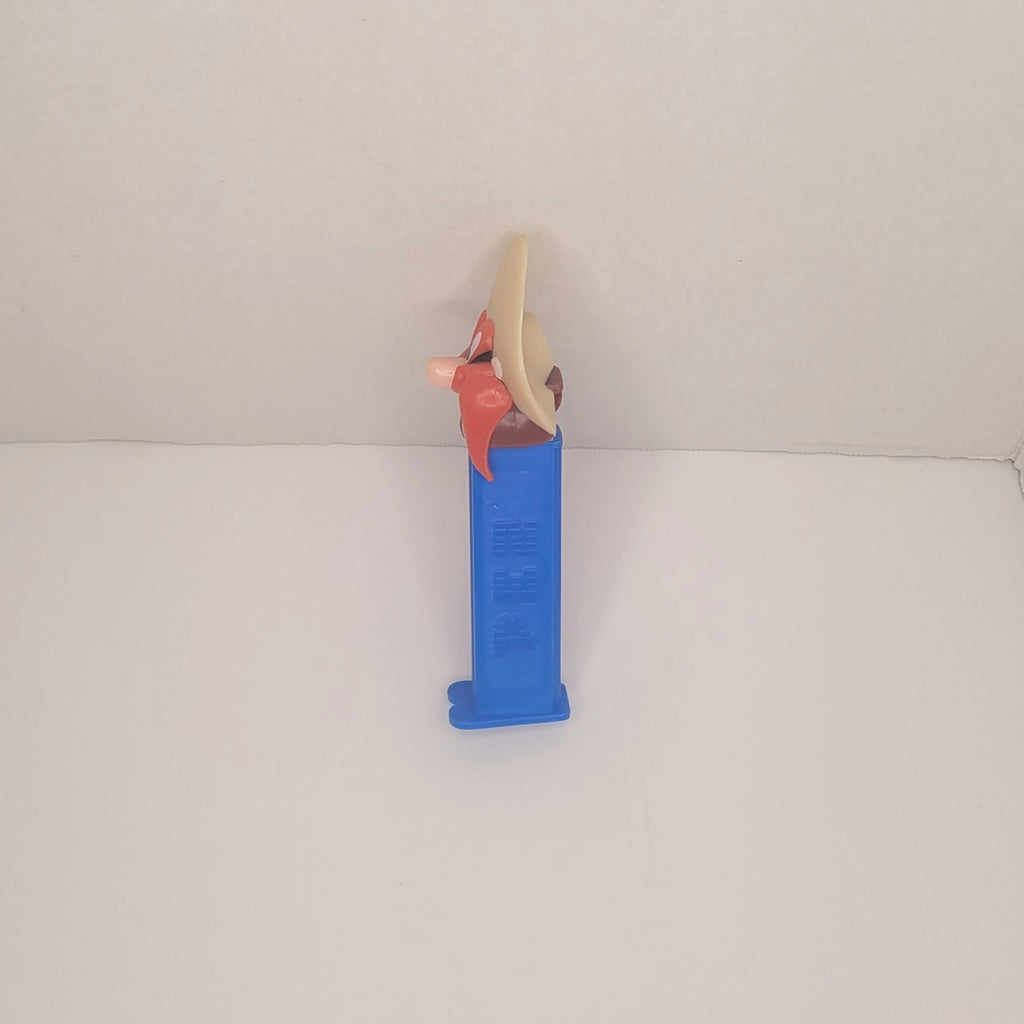 Vintage Looney Tunes Yosemite Sam PEZ Dispenser - Blue Stem Collectible Toy