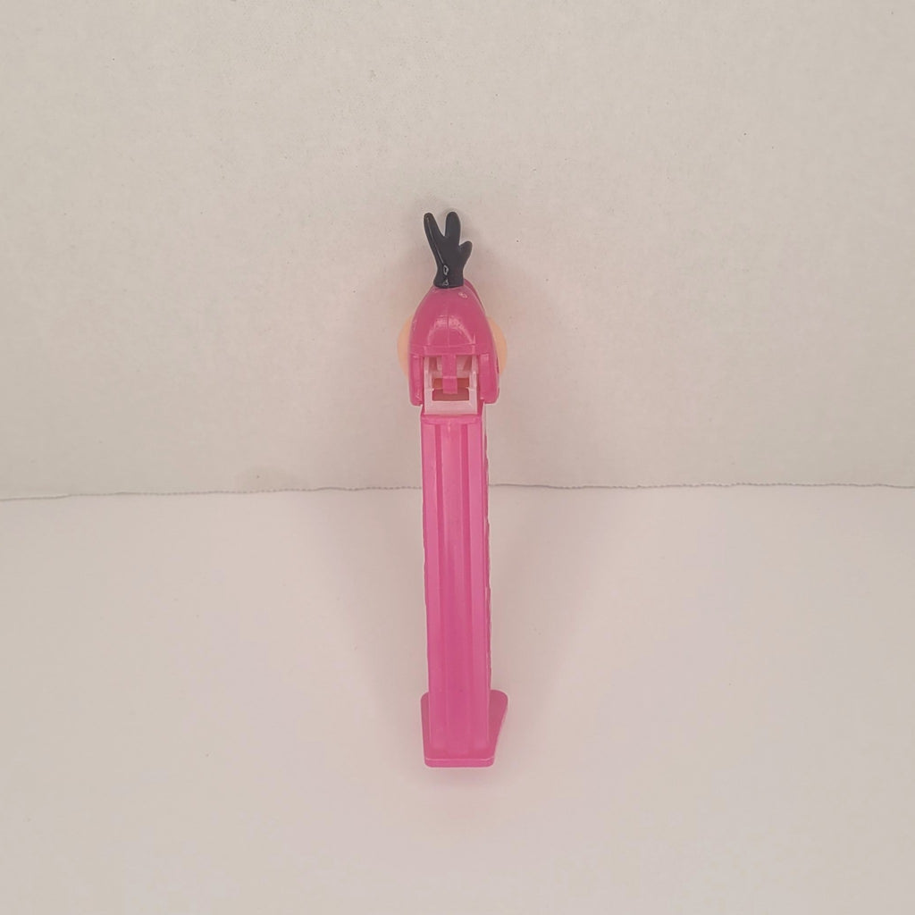 Vintage 1990s PEZ Dispenser The Flintstones Dino Pink Stem Footed Candy Dispenser Collectible