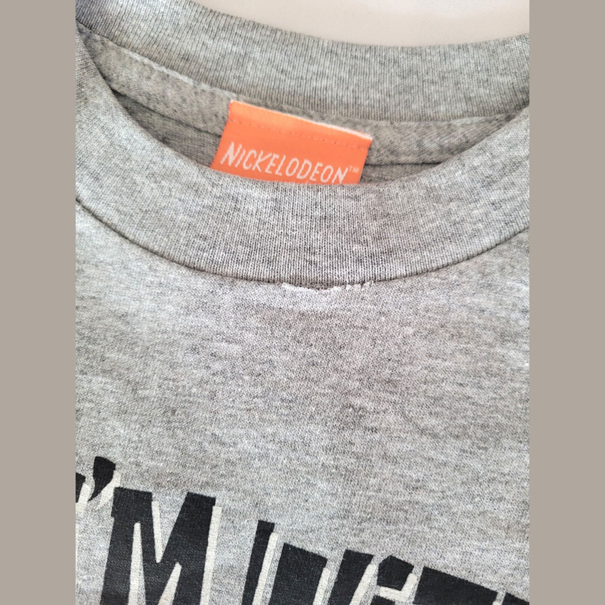 Vintage 2003 SpongeBob Boys T-Shirt Youth 6/7 Ash Gray