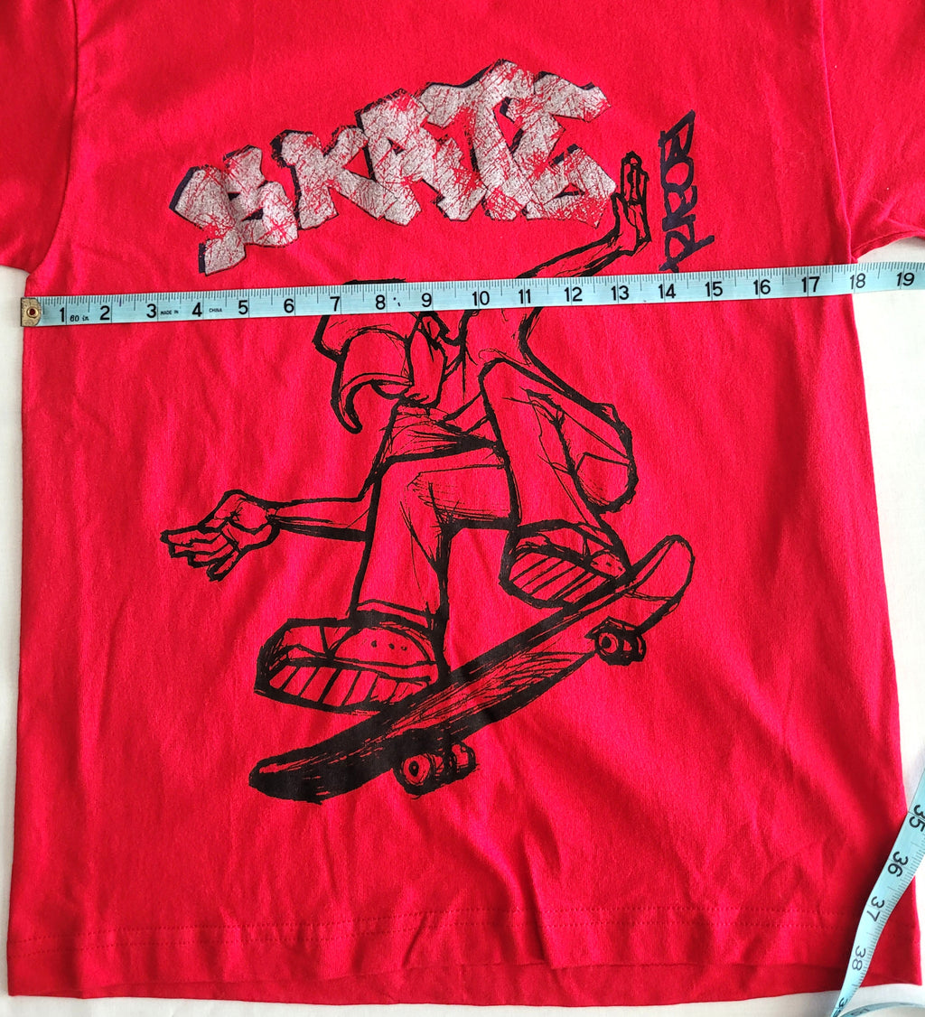 Vintage Giant Skateboard Graphic T-Shirt Men’s Large Red